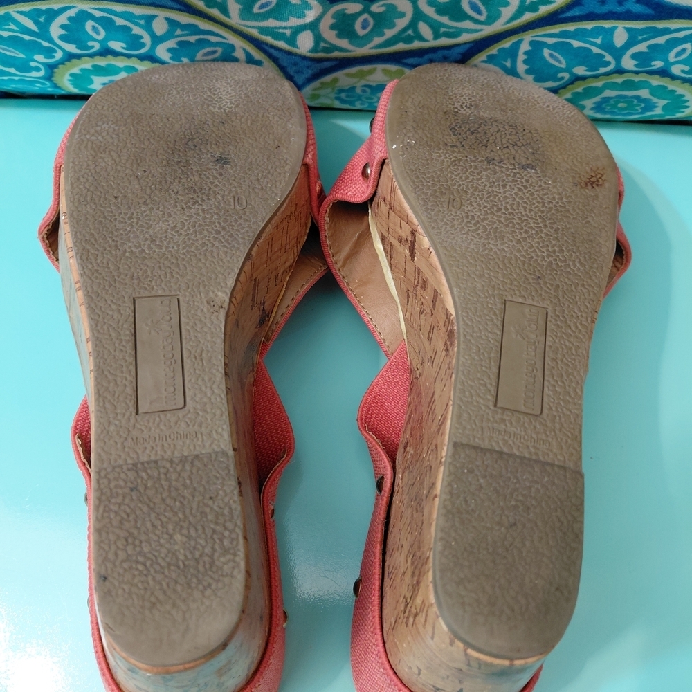 Montego Bay Club Coral Wedge Sandals - Picture 6 of 7
